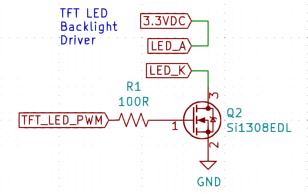 LED backlight driver circuit schematic